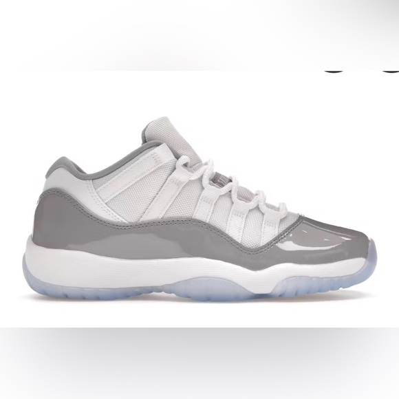 Jordan 11 Retro Low Gray and White Sneakers - Picture 1 of 7